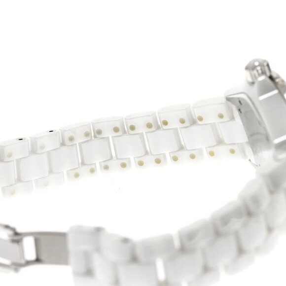 CHANEL J12 H0967 Diamond Bezel White Ceramic Date Quartz Ladies Watch_892264 - Picture 3 of 7